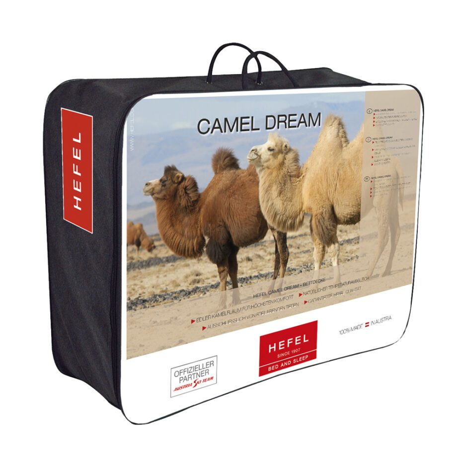 Piumino Hefel Camel dream matrimoniale